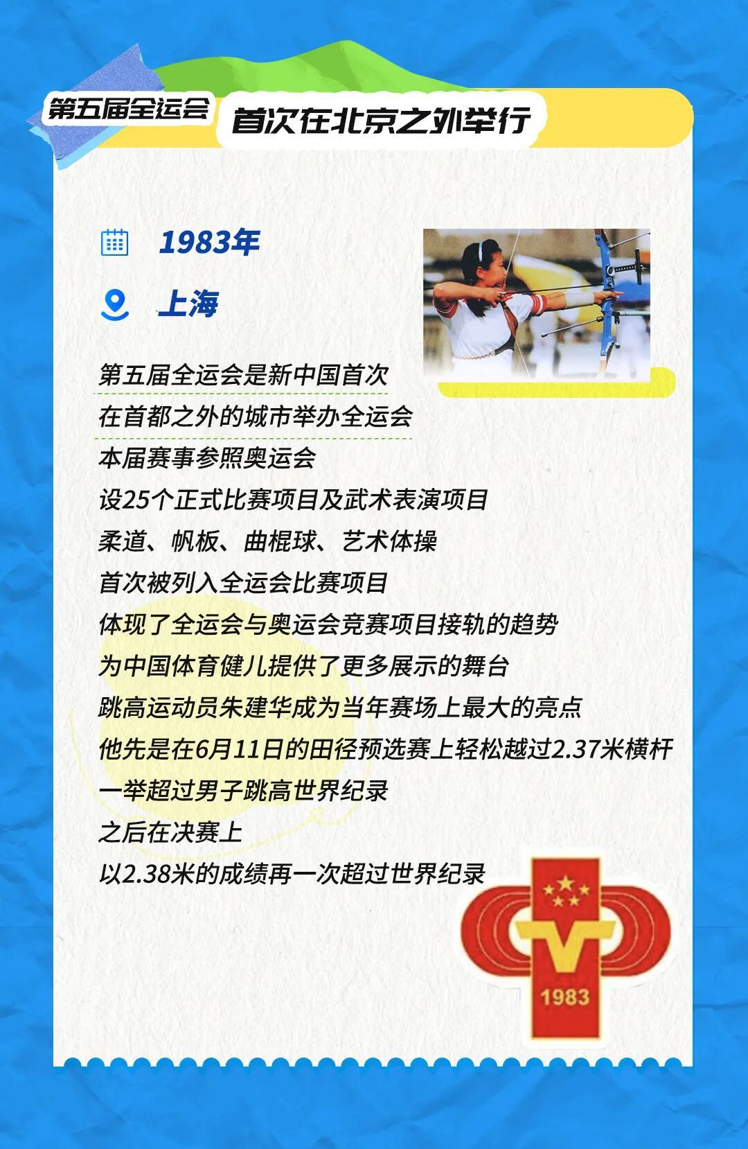 十五运今日开幕，回顾全运66载难忘瞬间：从起步
