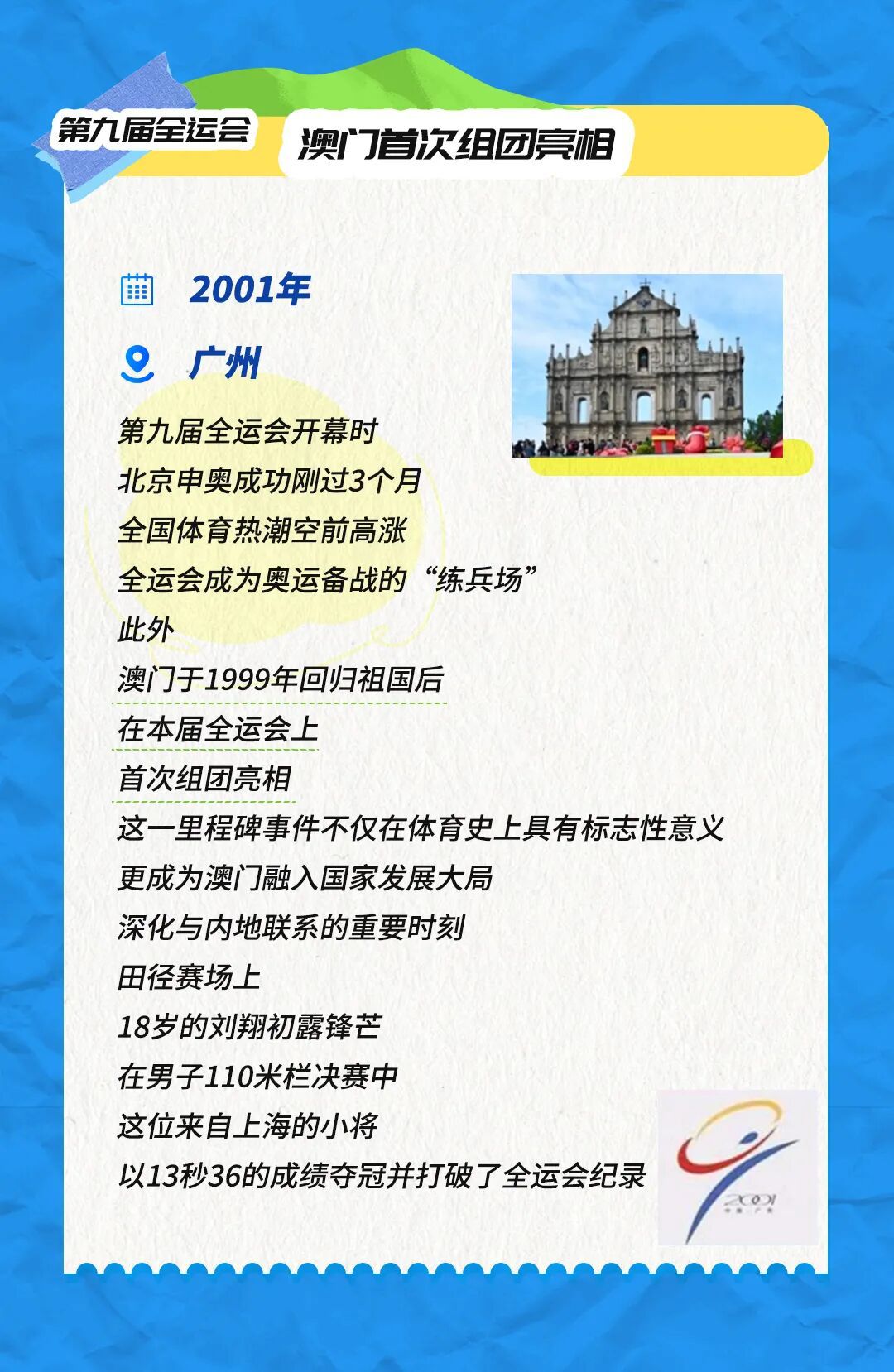 十五运今日开幕，回顾全运66载难忘瞬间：从起步
