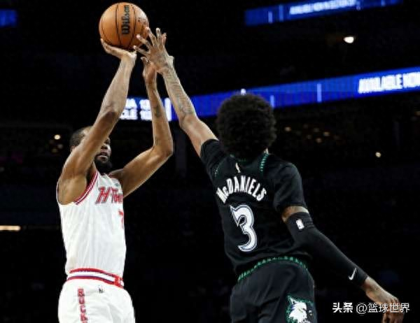 杜兰特关键表现难救主 火箭客场负森林狼两连败