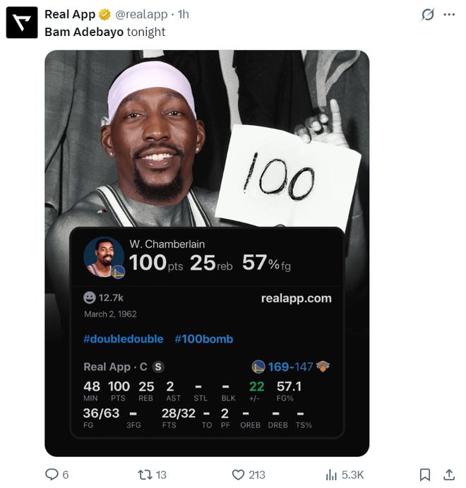 阿德巴约单场83分创历史纪录 超越科比成第二人